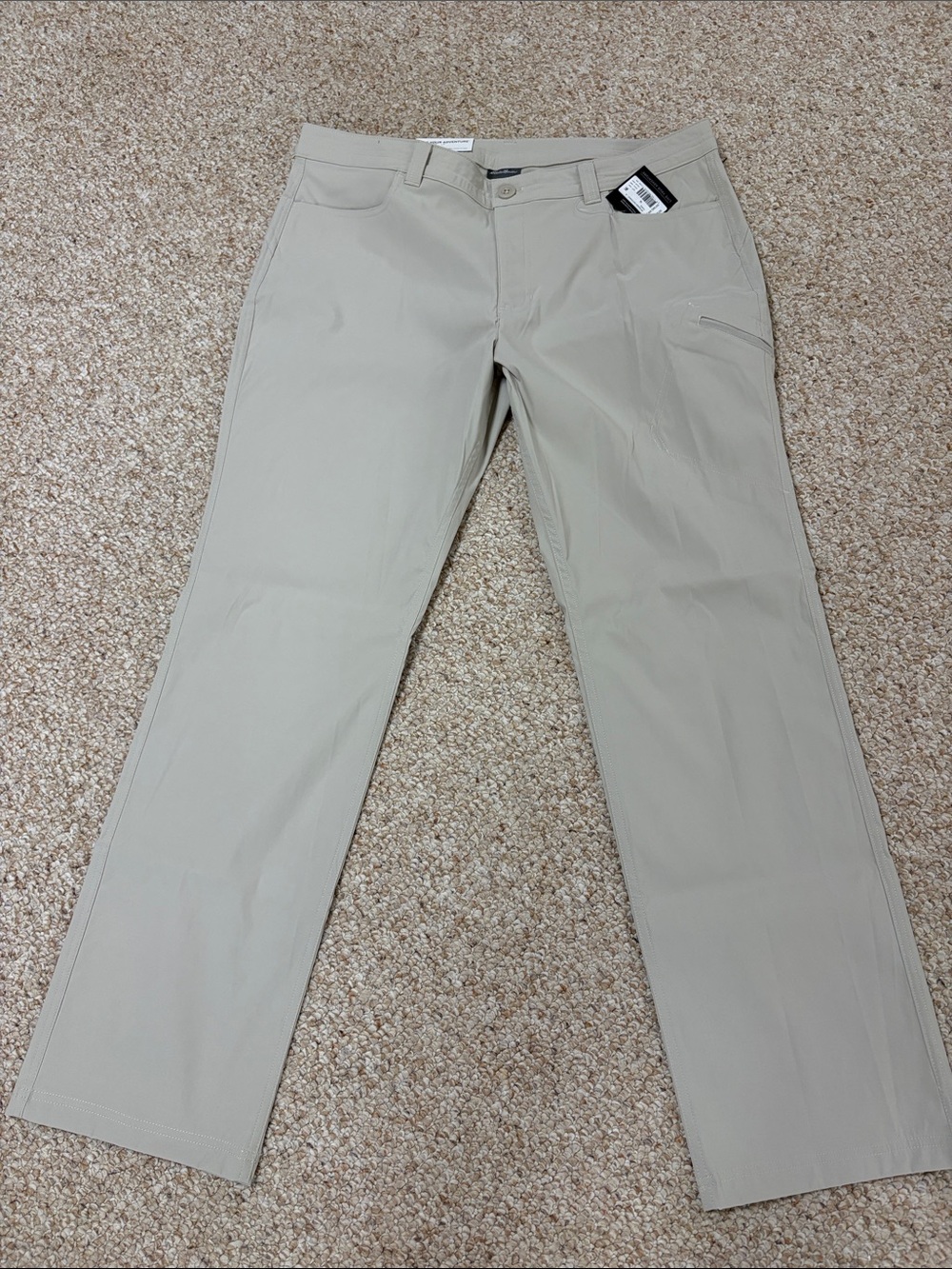 Eddie Bauer Women's Straight Leg Pants in Light Khaki
